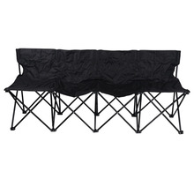 Udfoldelig bænk sort 4 personer - Sunlife